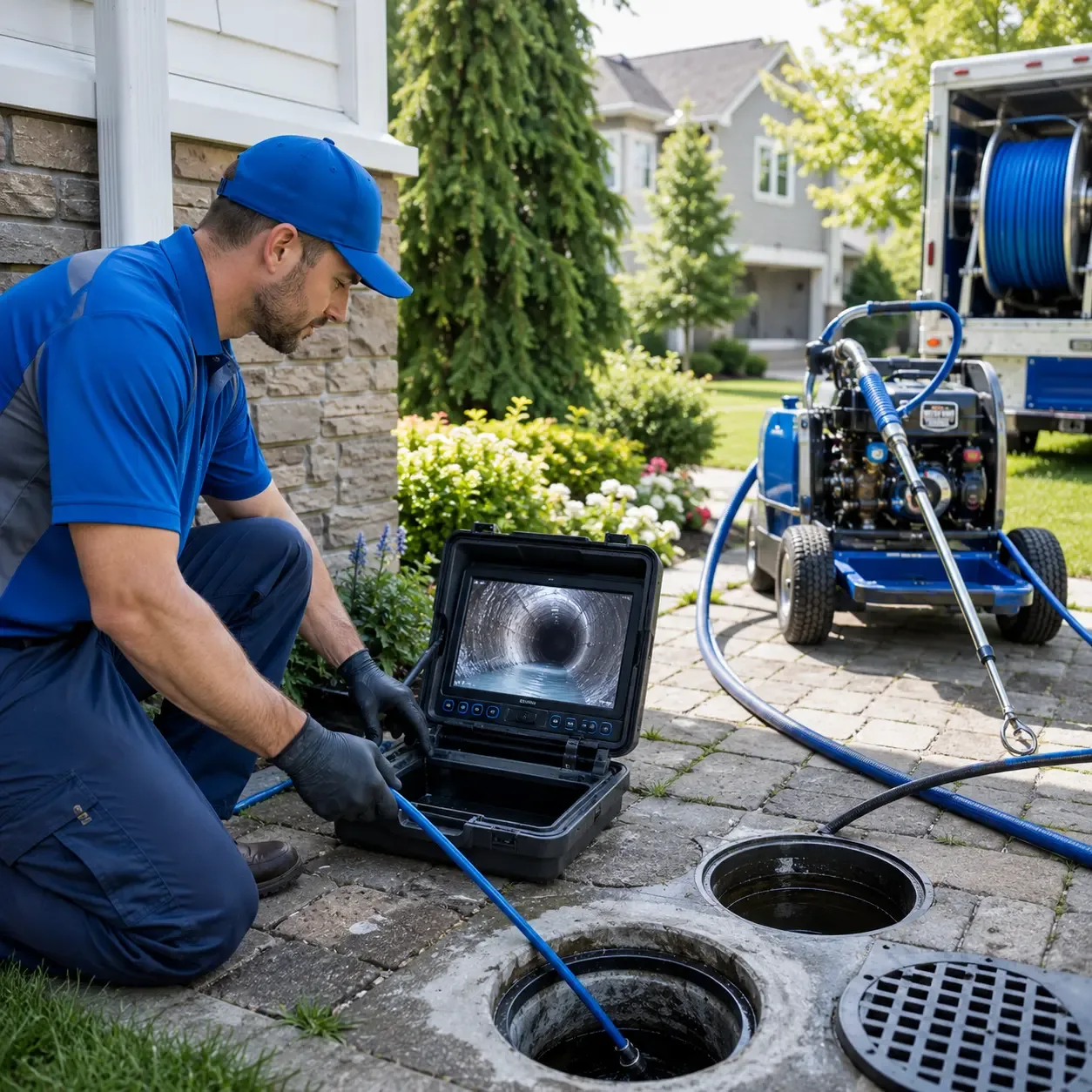 Outdoor drain cleaning professionals serving Groveland, NY
